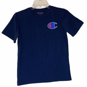 Champion Youths Navy Blue Shirt Size Large
